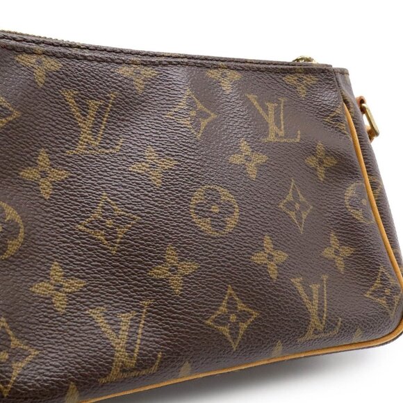LOUIS VUITTON Brown Monogram Shoulder Bag - Picture 9 of 9